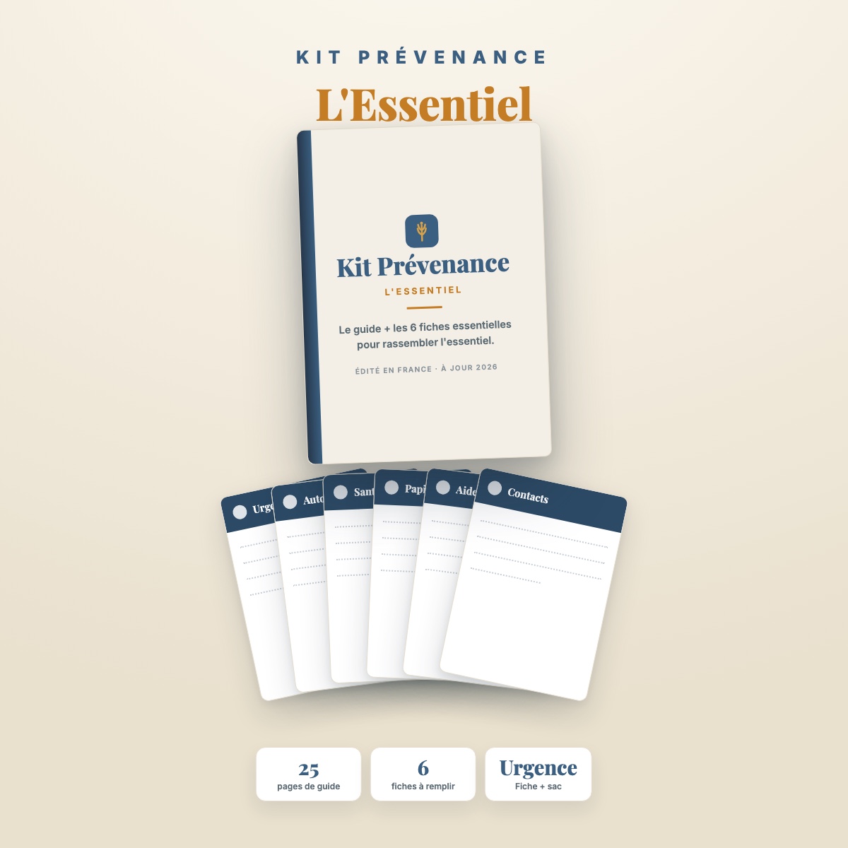 La formule L'Essentiel : le guide et les 6 fiches essentielles